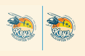 convert a low resolution logo into a high res vector graphic