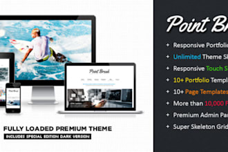 give you Point Break Responsive Agency Theme