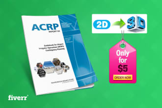 convert your 2d flat design into a professional looking 3d mockup, cover