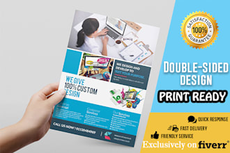 design professional flyers, posters and marketing materials