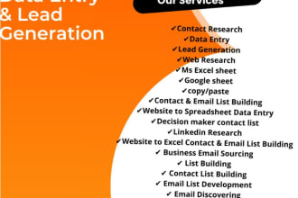 generate leads, collect company data within specific area