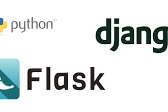do django, flask or python project, web app and fix errors