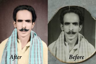 do any photoshop editing, upscale image