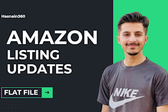 create flat file for amazon product listings