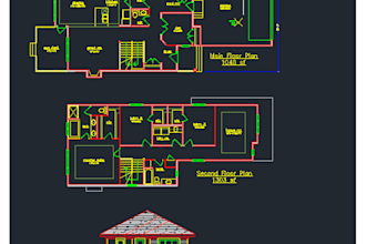 draw 2d plans and 3d views