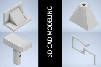 create stl, step, igs, iges, 3d model file from 2d drawing