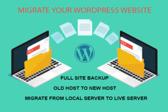 copy migrate or backup your website