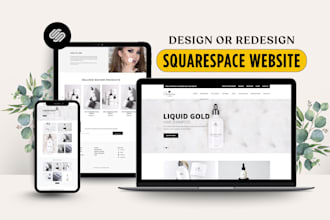 build squarespace website, squarespace design or development squarespace website