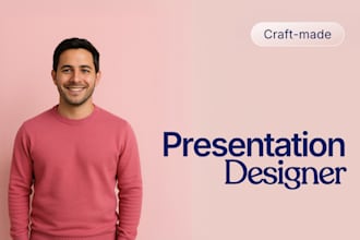 design an amazing powerpoint pitch deck presentation