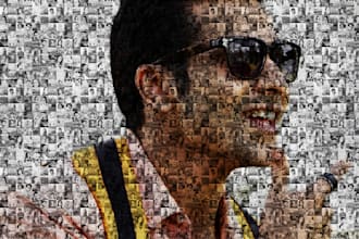 create an amazing mosaic photo collage for your gift