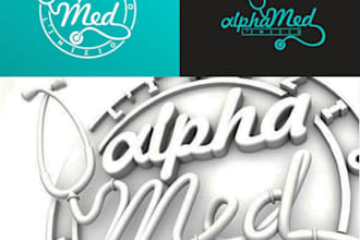 create 2 unique and mind blowing logo