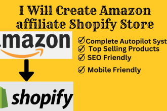 create amazon affiliate store on shopify for passive income