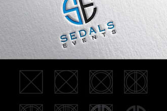 construct a sleek and unique logo with source files