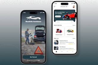 develop tow truck mobile application like aaa, with ai