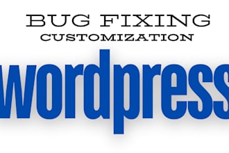 do professional wordpress customization and bug fixing