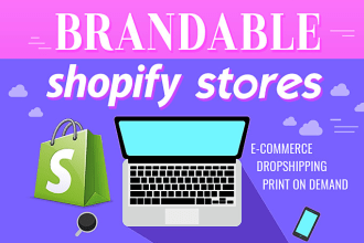 design branded shopify store shopify website