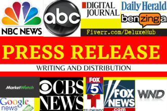 write quality press release with press release distribution