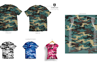 design unique camouflage print
