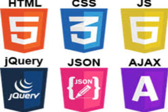 do html, css,json, javascript, react,angular,node,php