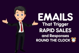 do powerful copywriting for cold and warm email leads