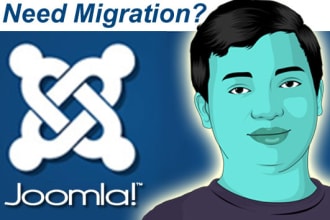 do upgrade, migration, update for joomla website