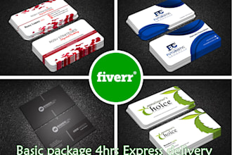 do unique and professional business card design