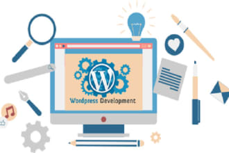 create wordpress website design or wordpress blog
