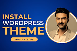 install wordpress theme, plugin, import demo, themeforest themes customization