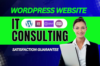 build IT consulting luxury website