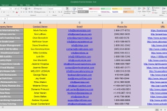 search any company general email, phone, address, website