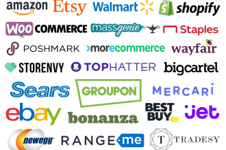 arrange product listing on amazon etsy ebay walmart shopify