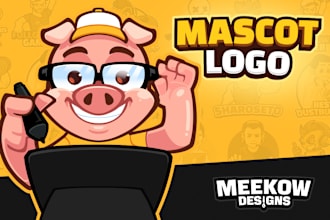 design an awesome mascot logo for your brand