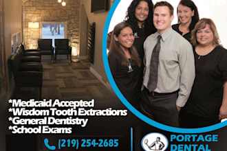 design double sided business or post card