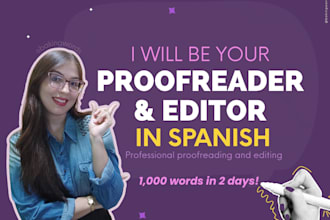 proofread and edit your text in spanish