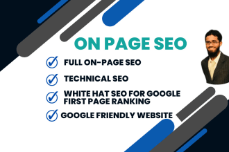 perform onpage SEO for your wordpress,wix,ecwid, prestashop