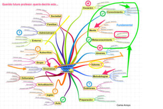 make concept maps, schemes, summaries of any subject