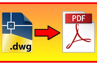 convert autocad dwg to pdf