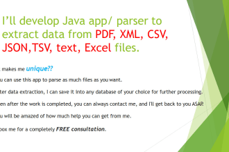 do CSV,PDF conversion, file automation, parse,text extraction and manipulation