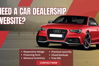 build a high performance automotive cars dealership wordpress website