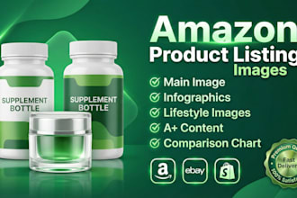 design amazon product listing images and photo editing