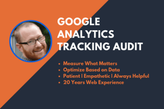 audit your google analytics account, tag manager