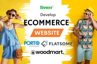 develop ecommerce website development using woocommerce