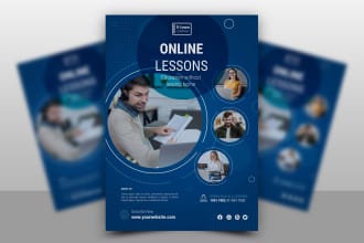 design a professional flyer or brochure for your business