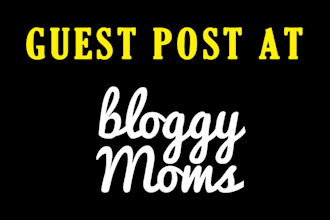 publish a guest post at bloggymoms da 50