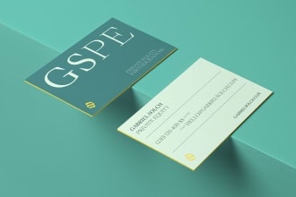 design an outstanding business card