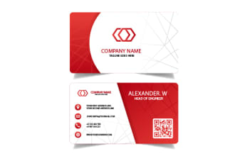design business card or visiting card