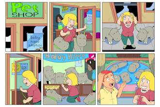 make comic strip from your story