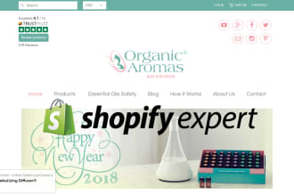 build, fix or customize your shopify store or shopify theme using liquid