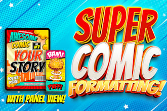 format your comic for kindle