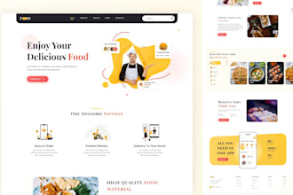 do awesome website ui ux design or landing page in figma
